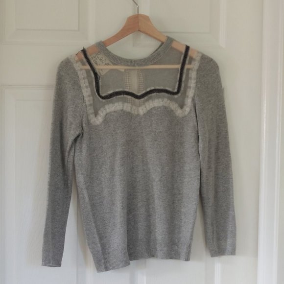 Anthropolgie Back Button Sweater - Picture 1 of 2